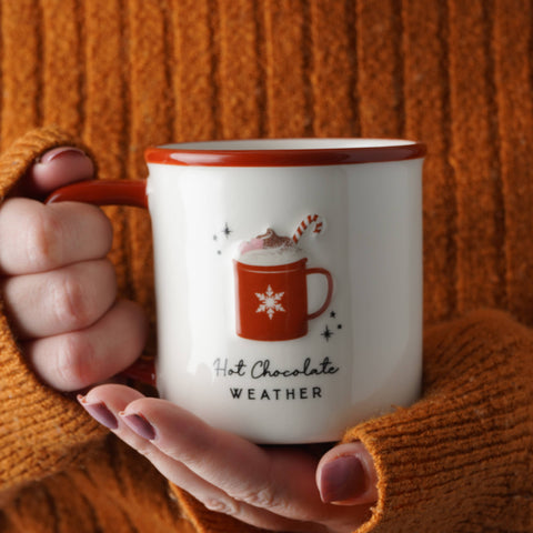 HOT CHOCOLATE STONEWARE MUG