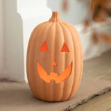 TERRACOTTA TALL HALLOWEEN PUMPKIN