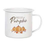 HELLO PUMPKIN AUTUMN CAMPFIRE MUG