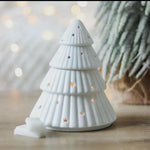 WHITE CHRISTMAS TREE WAX WARMER