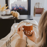 *NEW* LEAVES STONEWARE MUG - autumn