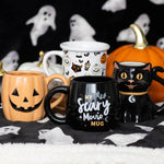 SPOOKY CAT & PUMPKIN HALLOWEEN MUG