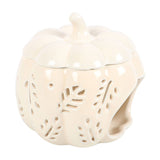 CREAM AUTUMN LEAVES FALL PUMPKIN OIL & WAX WARMER