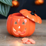 ORANGE HALLOWEEN JACK-O-LANTERN OIL & WAX WARMER