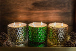 MISTLETOE & HOLLY EMERALD SHIMMER CANDLE