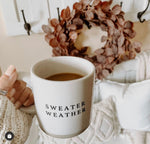 SWEATER WEATHER STONEWARE MUG