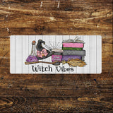 WITCHES GATHER HERE METAL DECOR SIGN