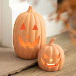 TERRACOTTA TALL HALLOWEEN PUMPKIN