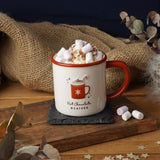 HOT CHOCOLATE STONEWARE MUG