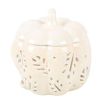 CREAM AUTUMN LEAVES FALL PUMPKIN OIL & WAX WARMER