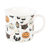 SPOOKY CAT & PUMPKIN HALLOWEEN MUG