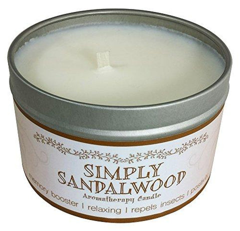 SIMPLY SANDALWOOD AROMATHERAPY CANDLE