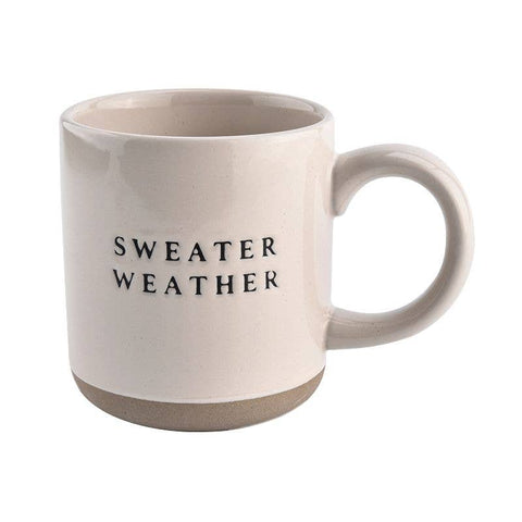 SWEATER WEATHER STONEWARE MUG